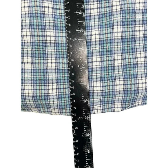 Vintage Faded Glory Sleeveless Shirt Womens Size Large Plaid Grunge Button Front - Picture 8 of 8